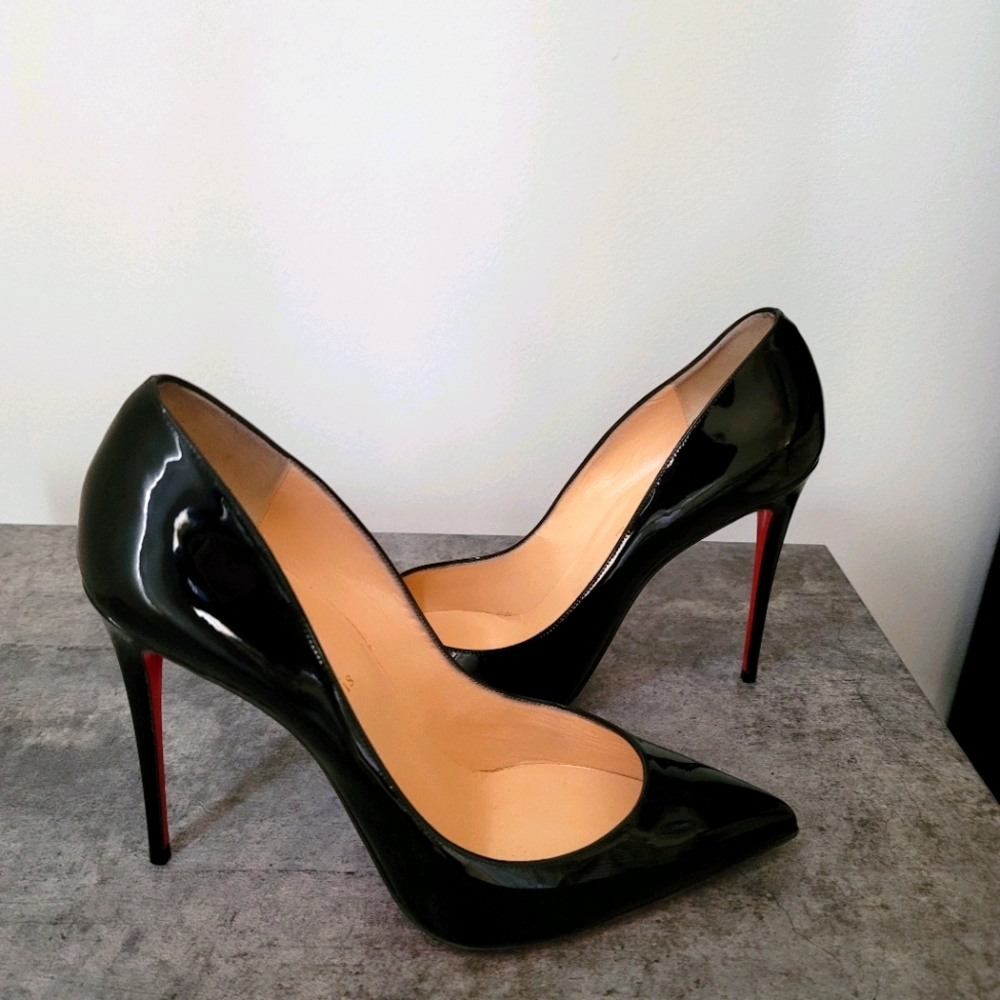 41 1/2 Christian Louboutin Pigalle 100